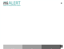 Tablet Screenshot of mialert.com